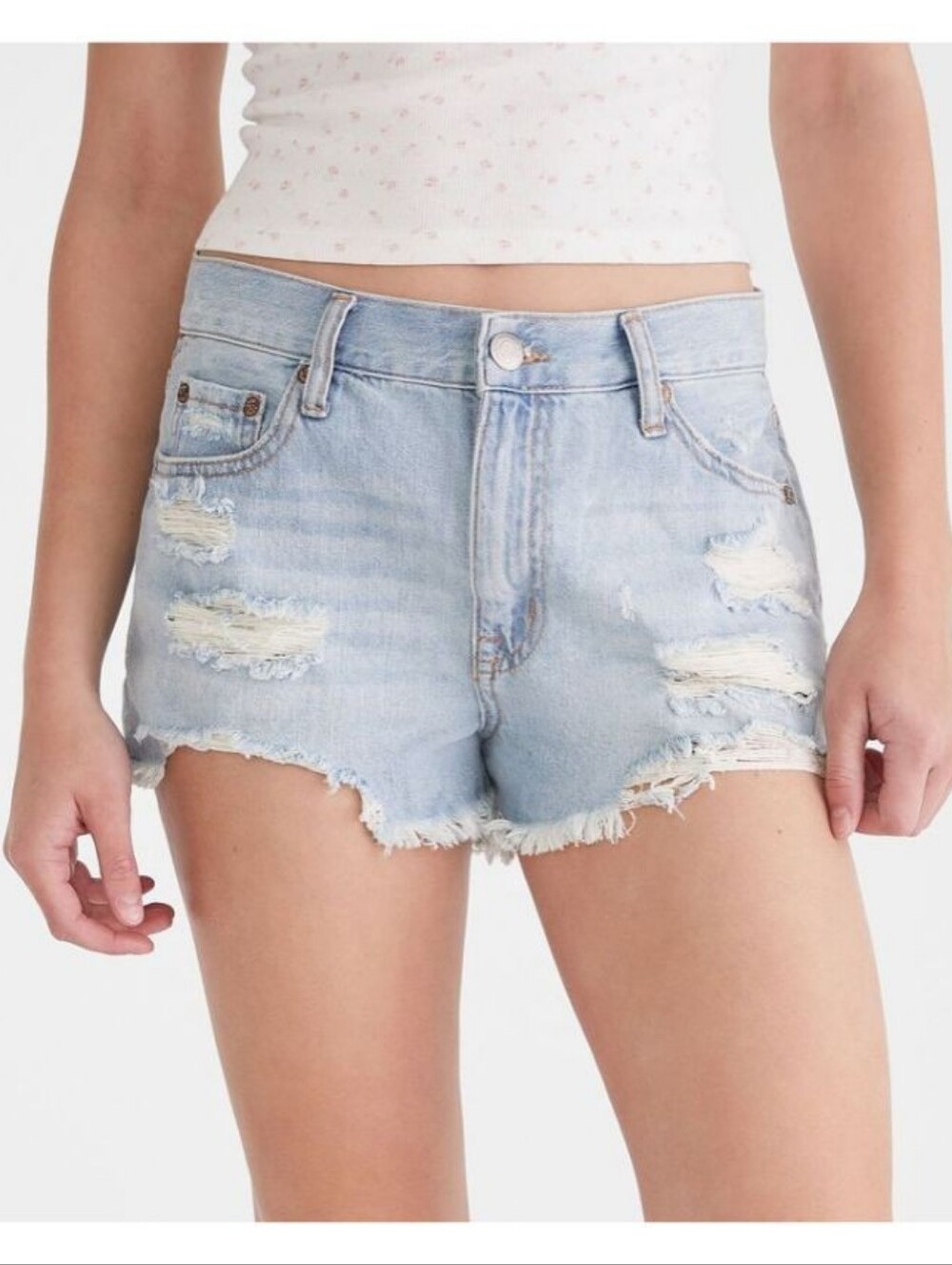 NWT Aeropostale Vintage High-Rise Shorty Jean Shorts